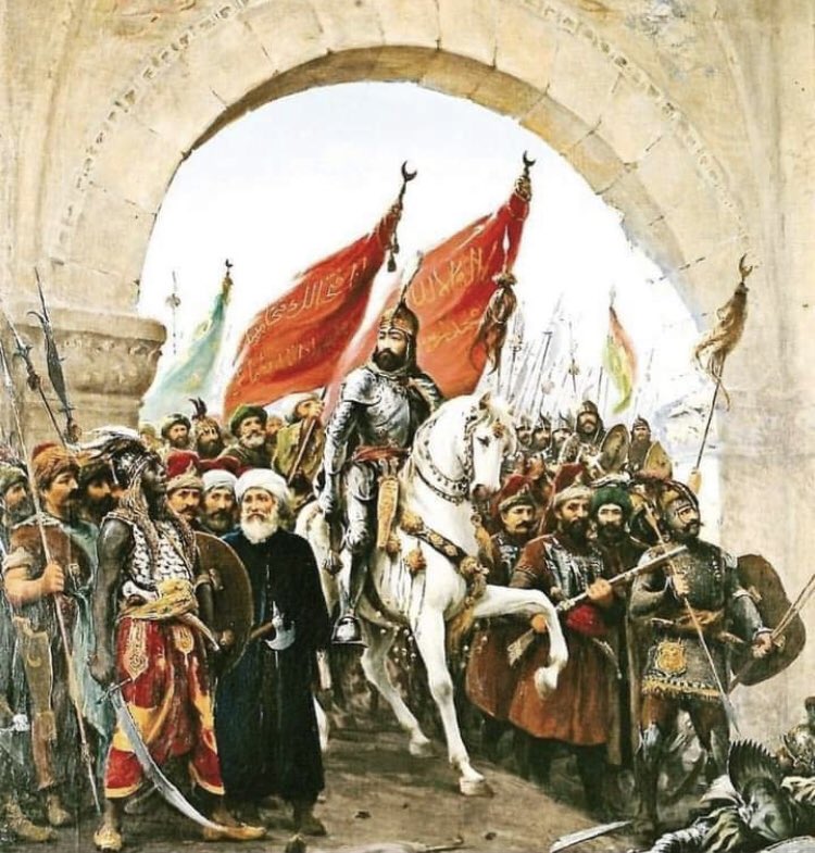 osmanusame1's tweet photo. İstanbul’un Fethinin 568. yılında şanlı ecdadımız Fatih Sultan Mehmet Han ve Askerlerini rahmet, minnet ve dua ile yad ediyorum.
#29Mayıs1453 https://t.co/Duv40lTjHh