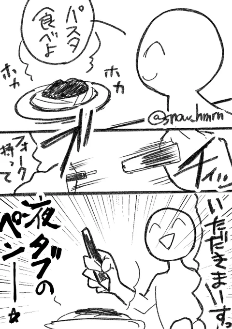 さっきあったこと(昼食) 
