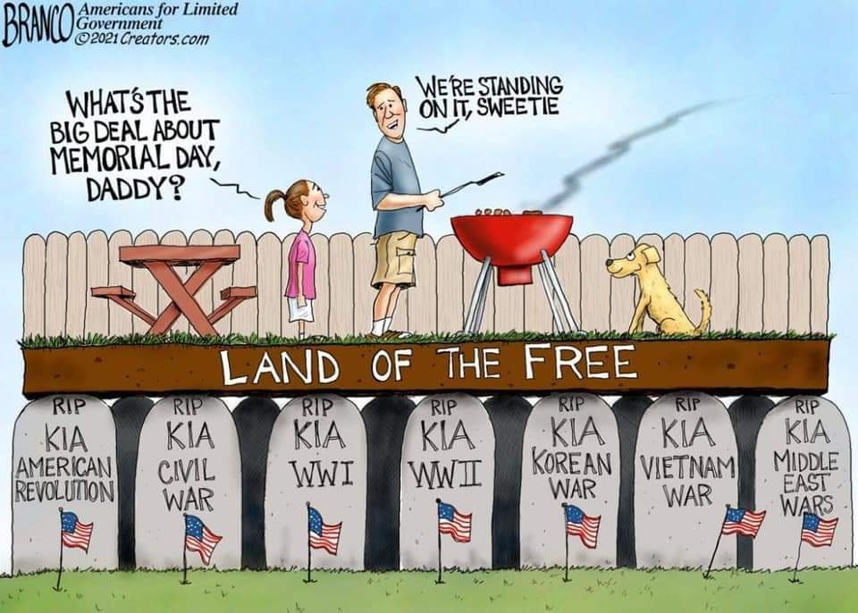 Boy, do we forget. Our freedom is never free, it comes at a cost. 

#MemorialDayWeekend 
#MemorialDay