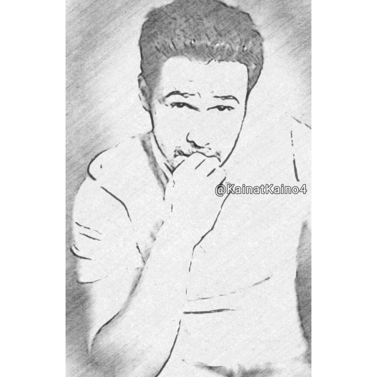 KainatKaino4's tweet photo. Emraan Hashmi sketch pic 😊 
Edit by me 🥰 hope u like !! 
#FanEdit @emraanhashmi #Emraamhashmi #Sketch https://t.co/RL75yYNGIK