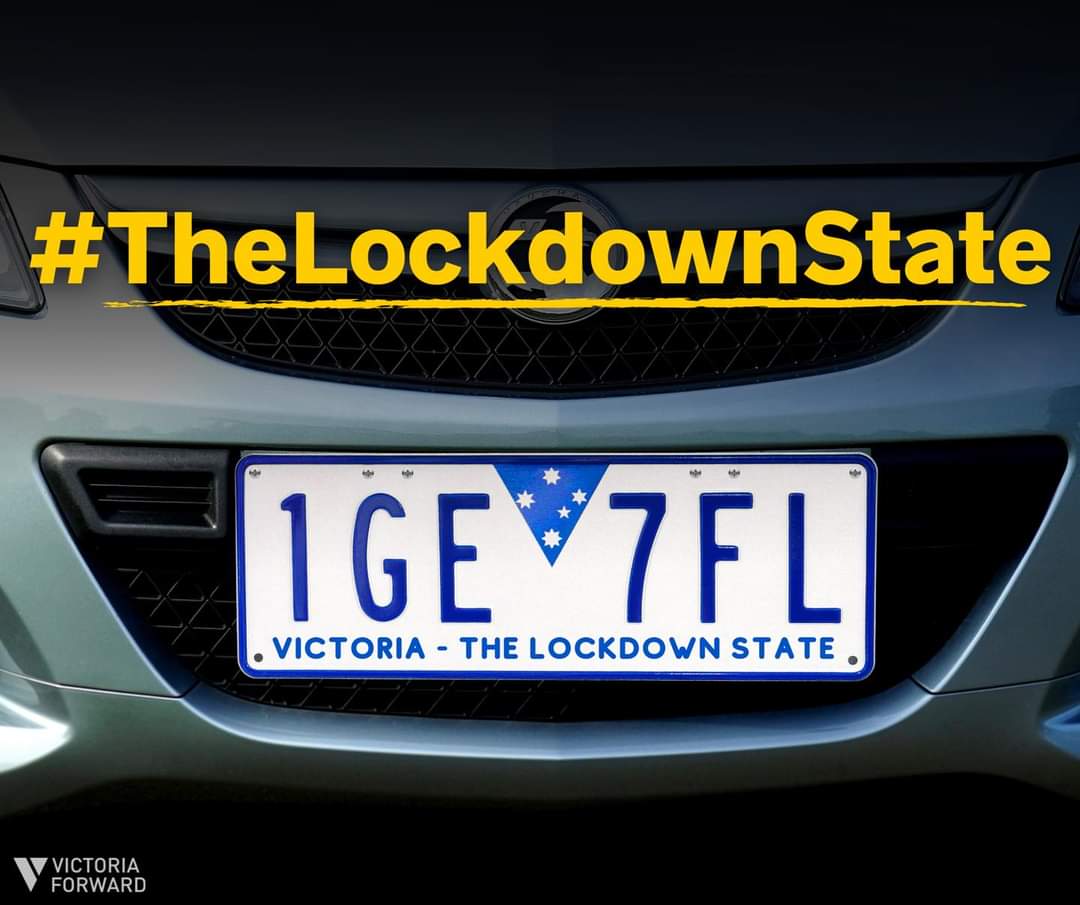 88_macca's tweet photo. Fantastic idea, about time we had a new number plate slogan, thoughts Dan and James. #danandrews #jamesMerlino https://t.co/9jJyjJJylt