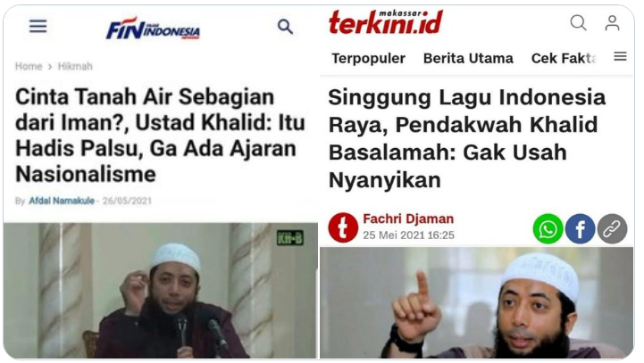 Mohon maaf nih
<a href="/DivHumas_Polri/">Humas Polri</a> <a href="/CCICPolri/">Direktorat Tindak Pidana Siber Bareskrim Polri</a>
tak perlu tafsir / ahli bahasa
tuk TEGASkan
manipulator agama ini (ust khalid b)
PROVOKASI &amp; UJARAN KEBENCIAN
&amp;
BUKAN DELIK ADUAN

So
kalau tak juga segera ditangkap
maka
benarlah ada #PolisiHamas di tubuh Petinggi #Polri

<a href="/jokowi/">Joko Widodo</a> <a href="/BNPTRI/">BNPT RI</a>