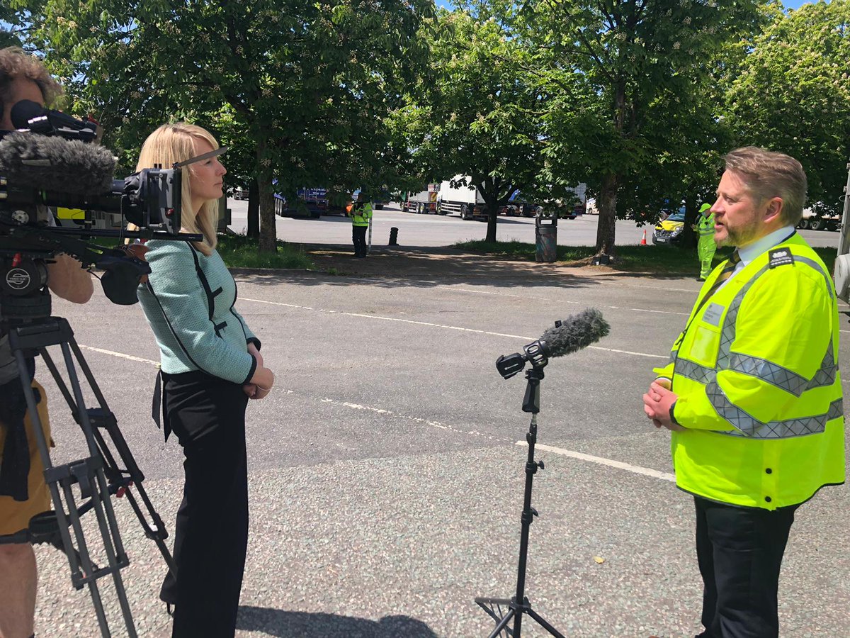 DVSAgovuk's tweet photo. On TV 📺

We’re on BBC Breakfast this morning talking about the importance of trailer and caravan safety checks.🎥

Be sure to tune in and check your caravan or trailer before venturing out this bank holiday weekend.🌞

Working with @wiltshirepolice to keep you safe on the roads https://t.co/ASx9BKRuM6