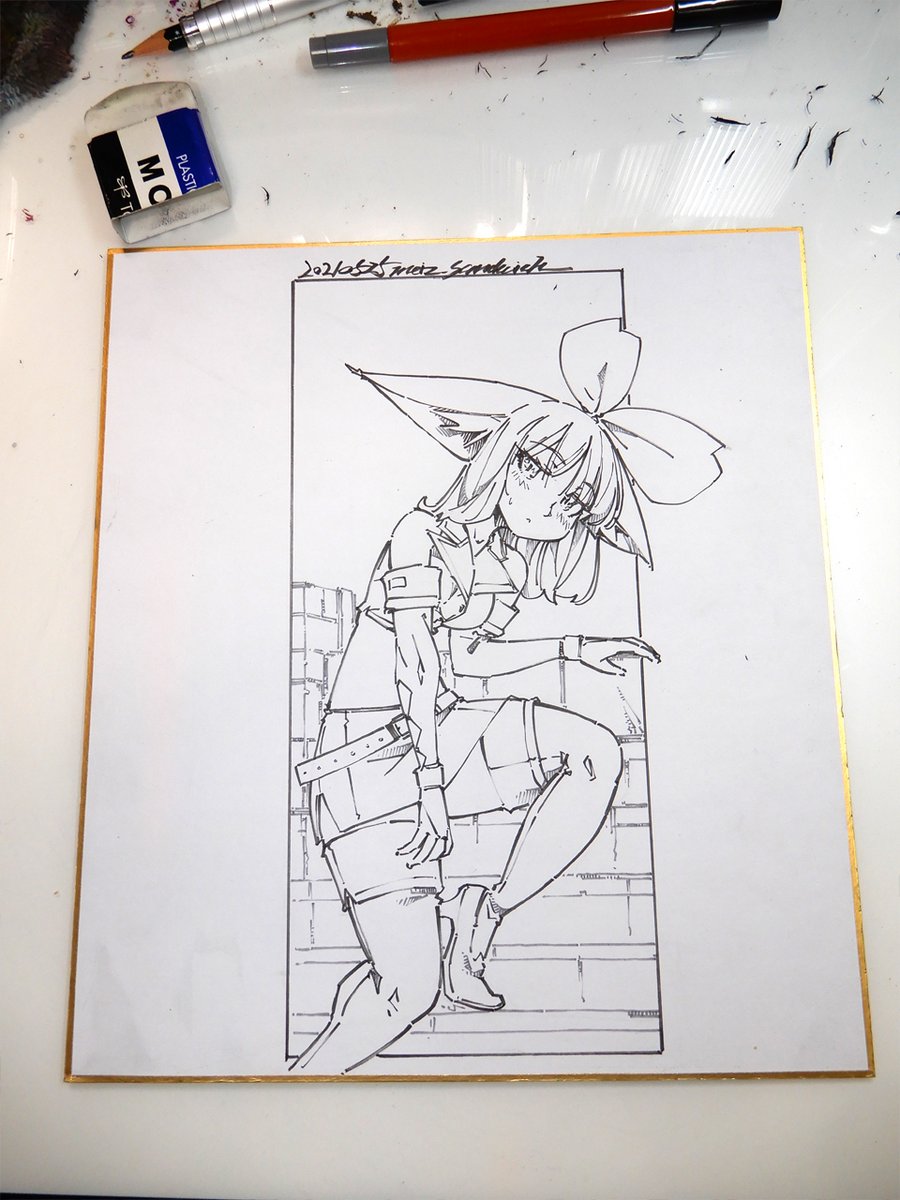 作業途中。あちこち迷ってる感じがする。 