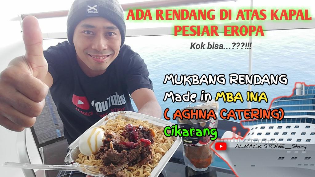StoneAlmack's tweet photo. #mukbang #rendang #kekinian #rendangmbaInaCikarang #aghnacatering di atas #kapalpesiar #msccruises #cruiseship #cruisevlog #vloganakkapal #cruiseshipvacation #liburankapalpesiar #royalcaribbean #traveloka Full video : https://t.co/MgBcH68DoM https://t.co/VYh0UR5Fd3
