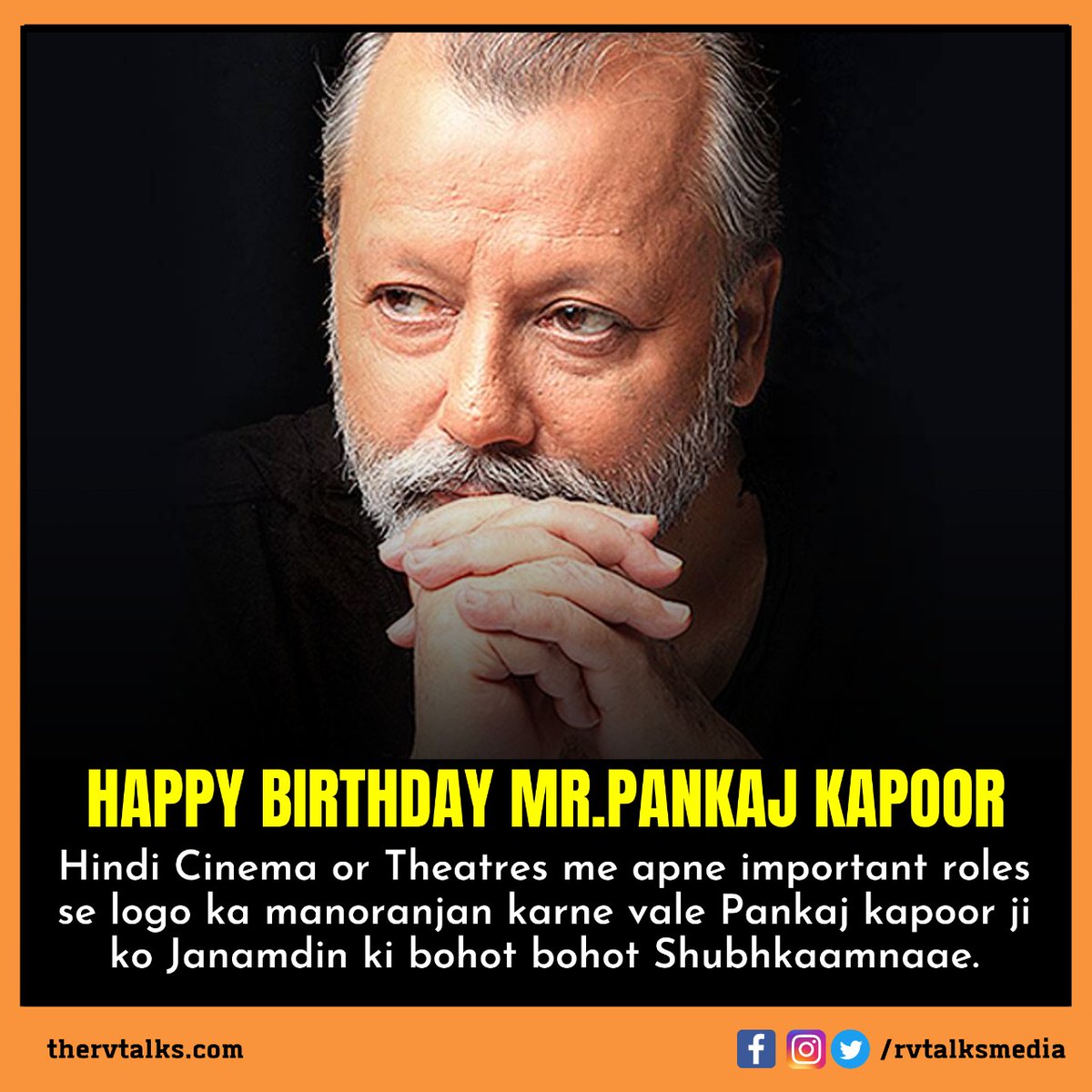 hinglishgram's tweet photo. Happy birthday to one of the legendary actor Pankaj Kapoor jii❤
.
.
.
.
#PankajKapur #happybirthday #Bollywood #rvtalks #actors #bollywoodupdates https://t.co/flCO8YbxSL