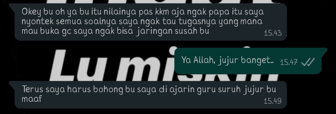 Kok terharu nemu gini