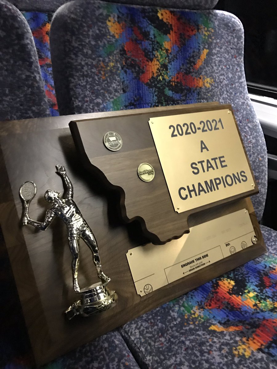 BluePonyTennis's tweet photo. Welcome home trophy! It's been a minute.....#ponypride https://t.co/qDzZKdFz2K