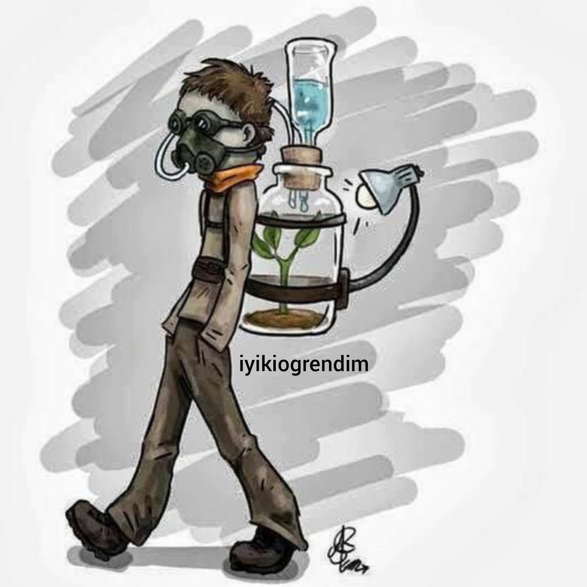 Gelecekte bu hale gelmemek için; yeşili sev, doğayı koru..