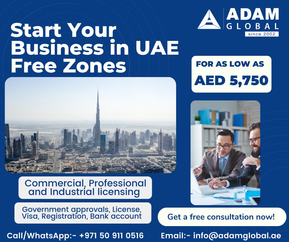 AdamGlobal_UAE's tweet photo. Looking for free zone company formation in UAE, if yes it's the right time for you.
#freezone #freezonelicense #tradelicense #businesssetup #companyformation #startup #startupbusiness #uaebusiness #uae #newbusiness #entrepreneur #entrepreneurship https://t.co/oGRcTWCfqj