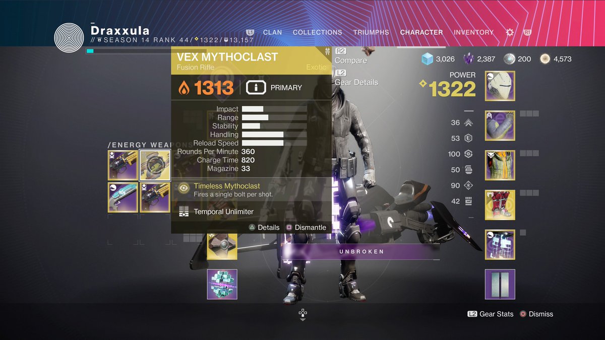 2nd run of VoG, might actually use the thing to get gilded unbroken lmao