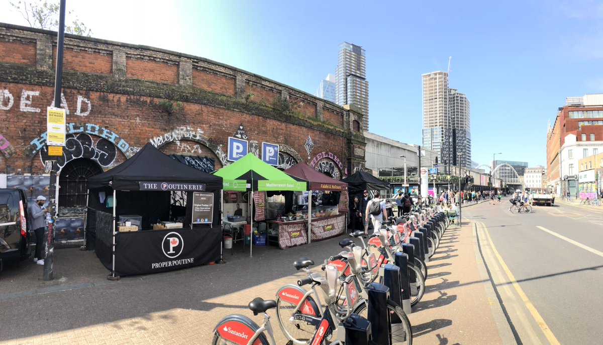 ThePoutinerie's tweet photo. Catch us today on Sclater Street
Just outside Shoreditch Overground Station. Serving from 11-3 😎
If you can’t make it we still got you covered. We are still delivering our #diypoutine kits to UK Mainland
https://t.co/a2tzgKGr8w https://t.co/HhumqXmUGN