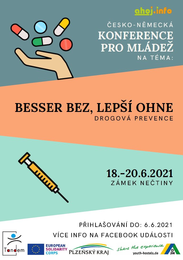 vnouckovak's tweet photo. 18. - 20. června pořádají dobrovolníci #EUsolidaritycorps u @ccentretandem česko-německou konferenci pro mládež na téma drogové prevence. Více info a přihlášky zde: https://t.co/85dDrBUgLN
Konečně akce naživo! https://t.co/oC6psmWD9J