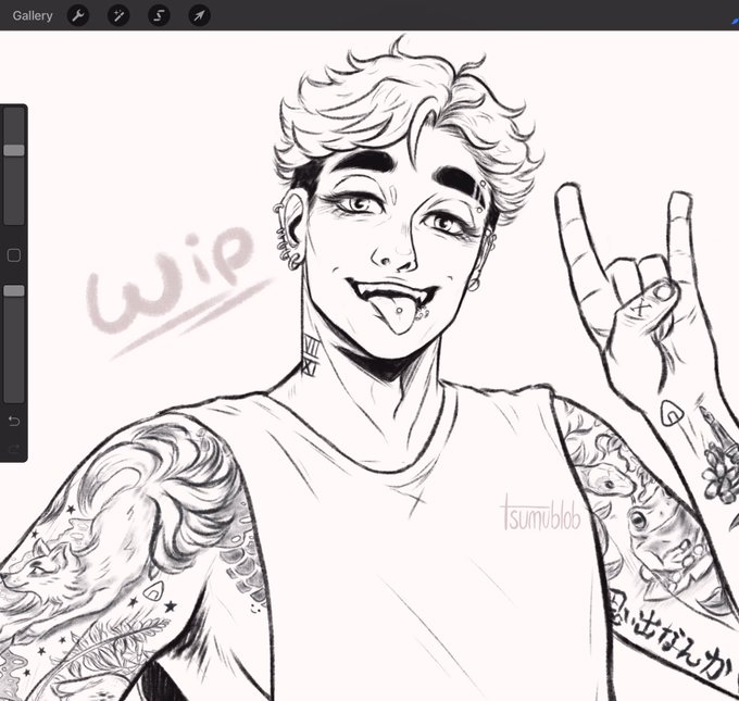 [wip] heh tattoos are fun to draw :P
#haikyuu #miyaatsumu 