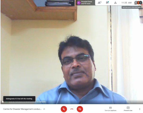 CentreAti's tweet photo. Day 2: 28-5-2021
Centre for Disaster Management, ATI, Mysuru in collaboration with NIDM, New Delhi is conducting 3 days online training programme on "School Safety Plan and Safety Audit” from 27-29 May 2021 
#DirectorGeneral #AdministrativeTrainingInstitute #School #Safety https://t.co/V98IObMmG6