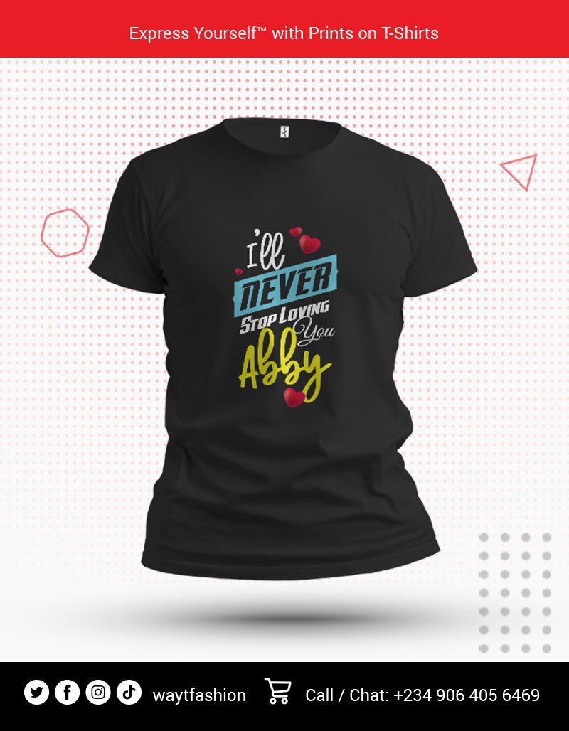 waytfashion's tweet photo. This is so beautiful!!! 😍 Look how it started 👇 #AbujaTwitterCommunity #customtshirt #personalisedgift #startup #expressyourself #wayt https://t.co/4QJHOqqxUS