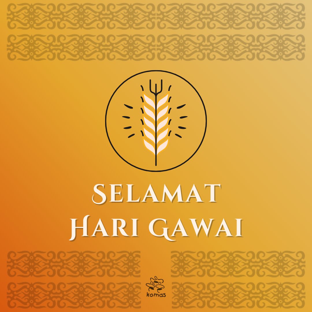 Ngintu gawai selamat dayak ari LETTER