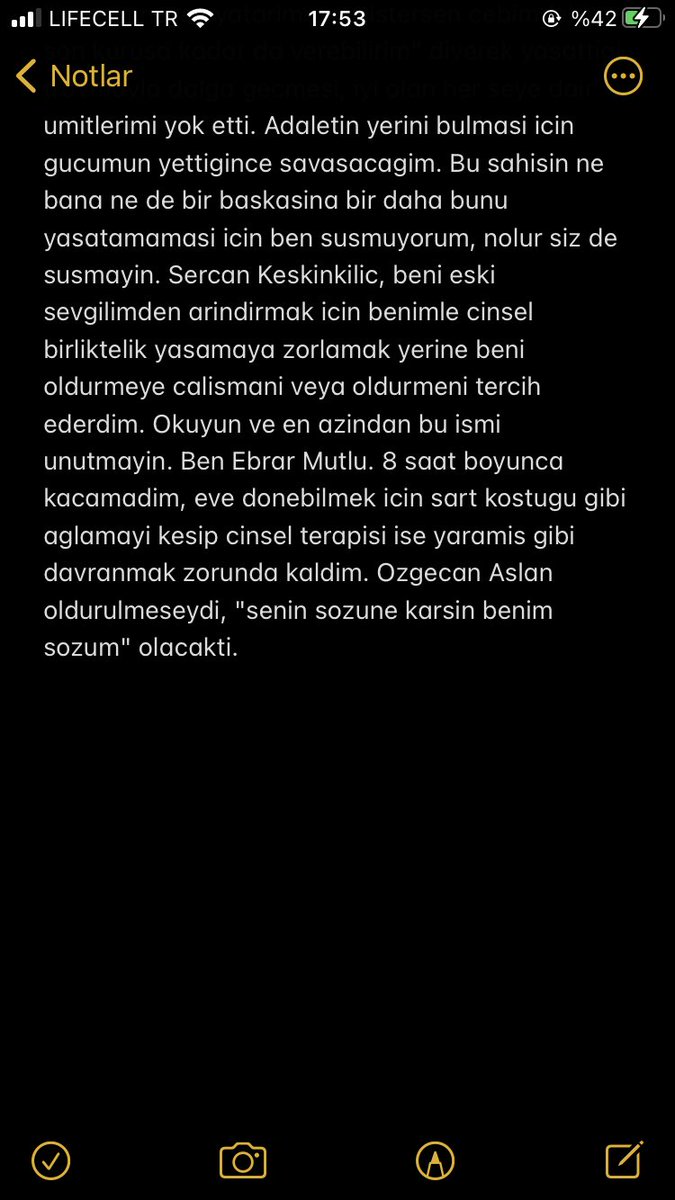 muhendisyenn's tweet photo. Ebrar cinsel istismara maruz kalmış bir kadın ve başka kadınlar aynı kişi tarafından istismara maruz kalmasın diye mücadele ediyor..!
Ebrar için ses olalım arkadaşlar. 

#SercanKeskinkılıçTutuklansın https://t.co/cU9GdfuuAn