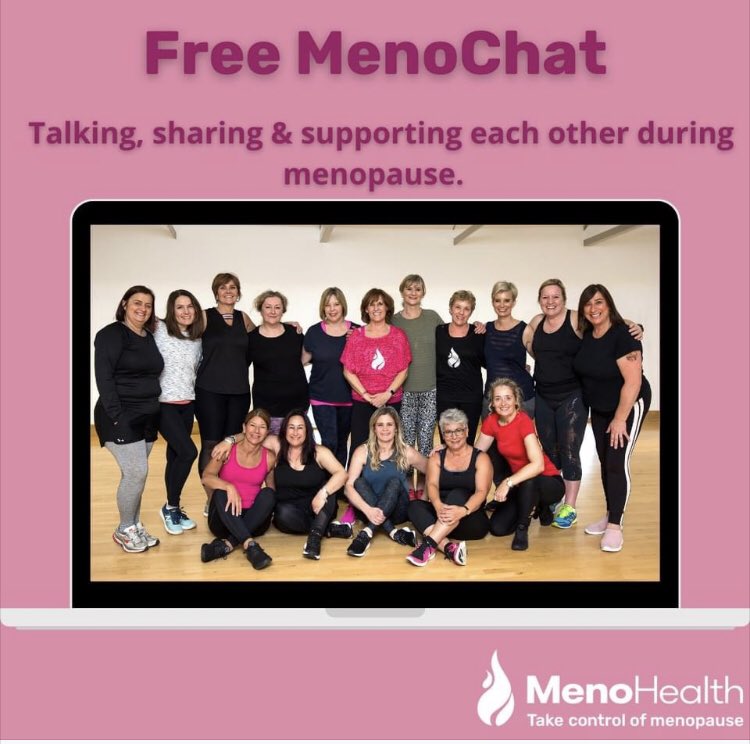 Just a reminder ladies. The MenoChat will be taking place tonight at 7pm Please contact me for a zoom link at charlie.barber@menohealth.co.uk Let’s keep the conversation going #womenshealth #inthistogether #menopause #menopausesupport #menohealth