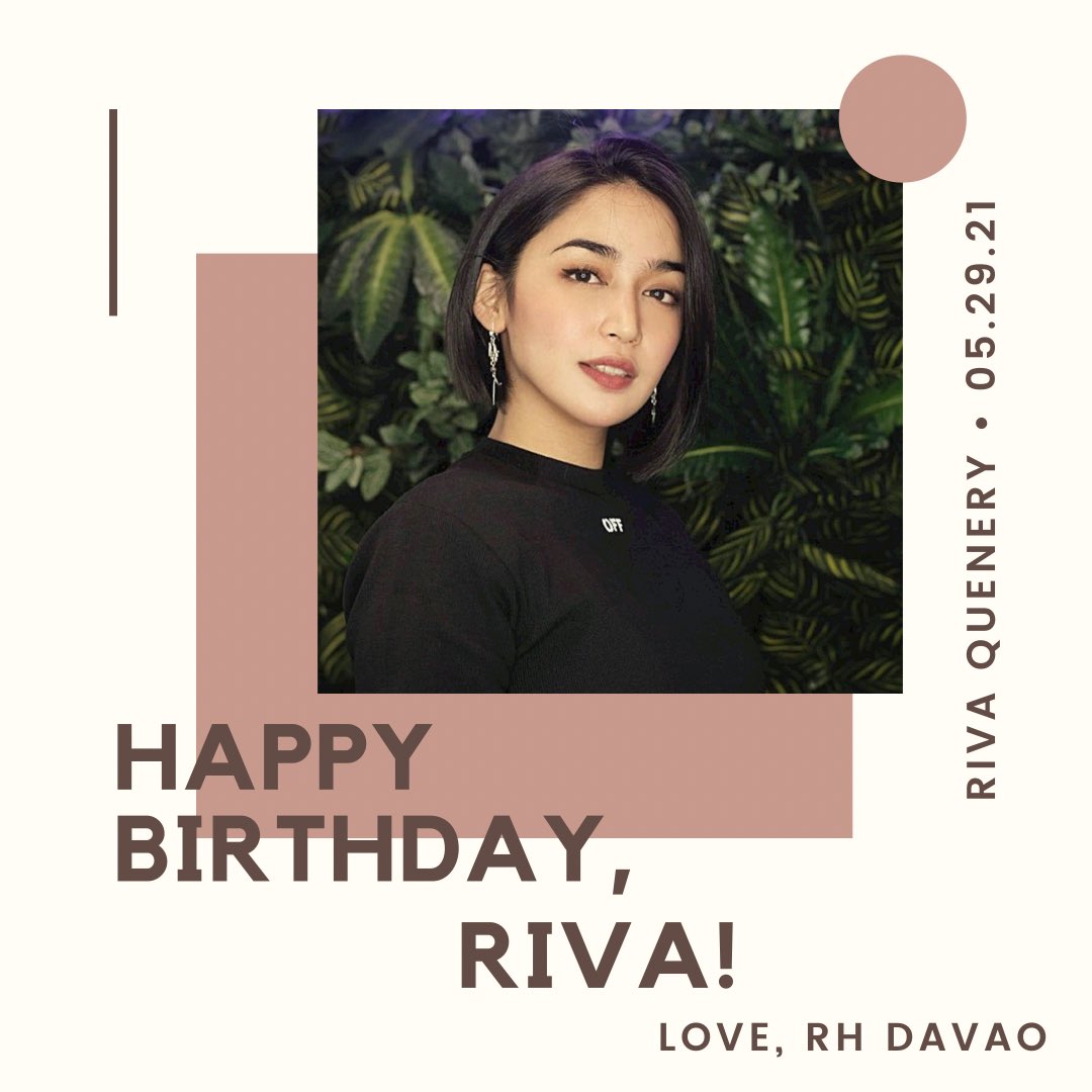 rhdavao_'s tweet photo. Happiest birthday, pwinchess @RivaQuenery_ ! We declare more blessings. 💖 

RIVATurns TwentyThree 

@RHTAofficial https://t.co/7uc6xUpw2t