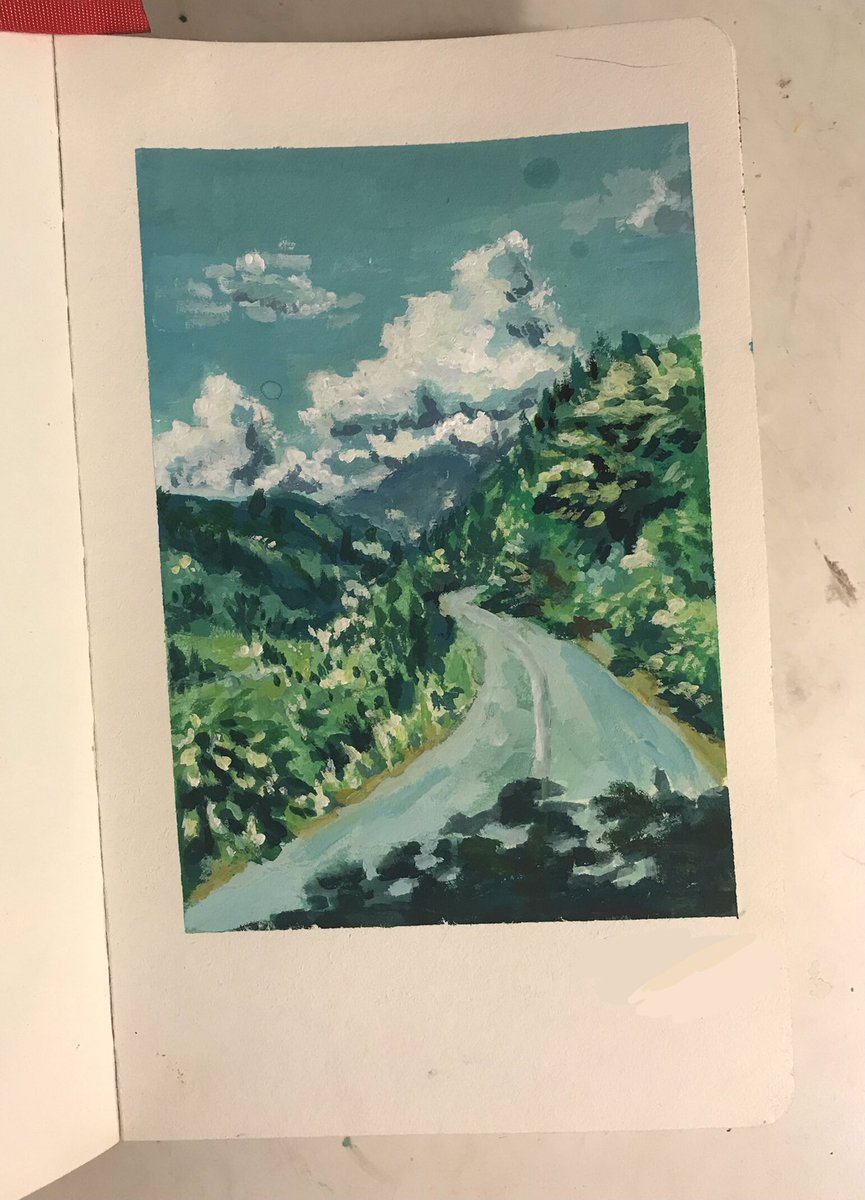 camartts's tweet photo. okok enjoy some gouache pieces I don’t like while I make new art https://t.co/P5pfcR4GhG