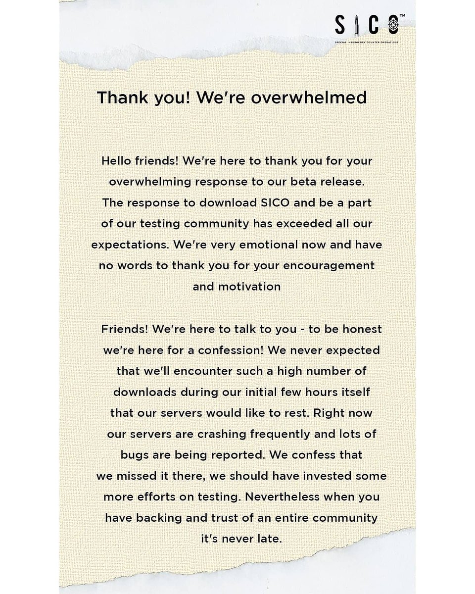 indicarena's tweet photo. The SERVER has been taken down on 28/05/2021
As we have faced technical difficulties.

We will come back stronger .
Thanks 🙏❤️ 
#indicarena #sicomobile  #sico https://t.co/kb460fNXWR