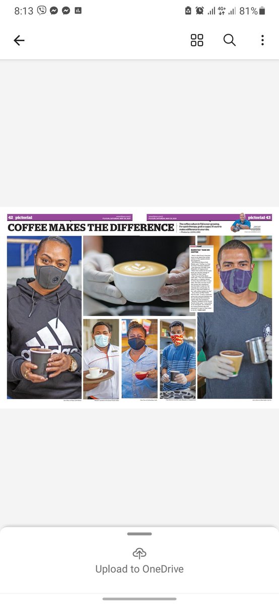 During this pandemic that quick fix might just be the therapy to a start of a new Day Don't you think?

#coffee 
#Fiji 
#refreshing