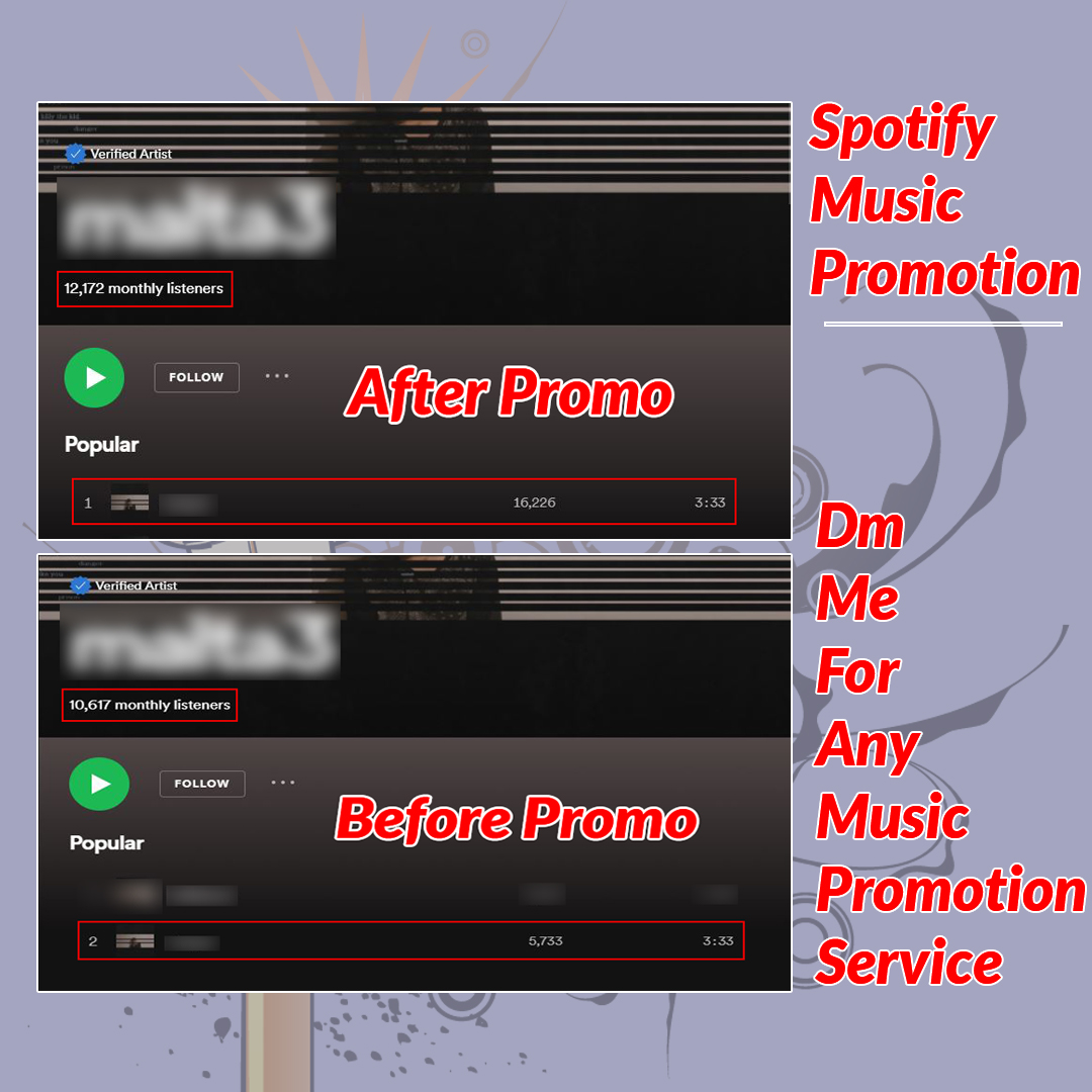 saifulitdm's tweet image. Do you wanna need any package? DM me right now.

#spotify #spotifyartisit #spotifymarketingtips #hiphopmusic #rapmusic #spotifypromotion #SpotifyPremium #SpotifyPlaylist #musicmarketing #musicpromotion #imarceterbd #freelancersaiful #spotifymusic #spotifyasksaespa
