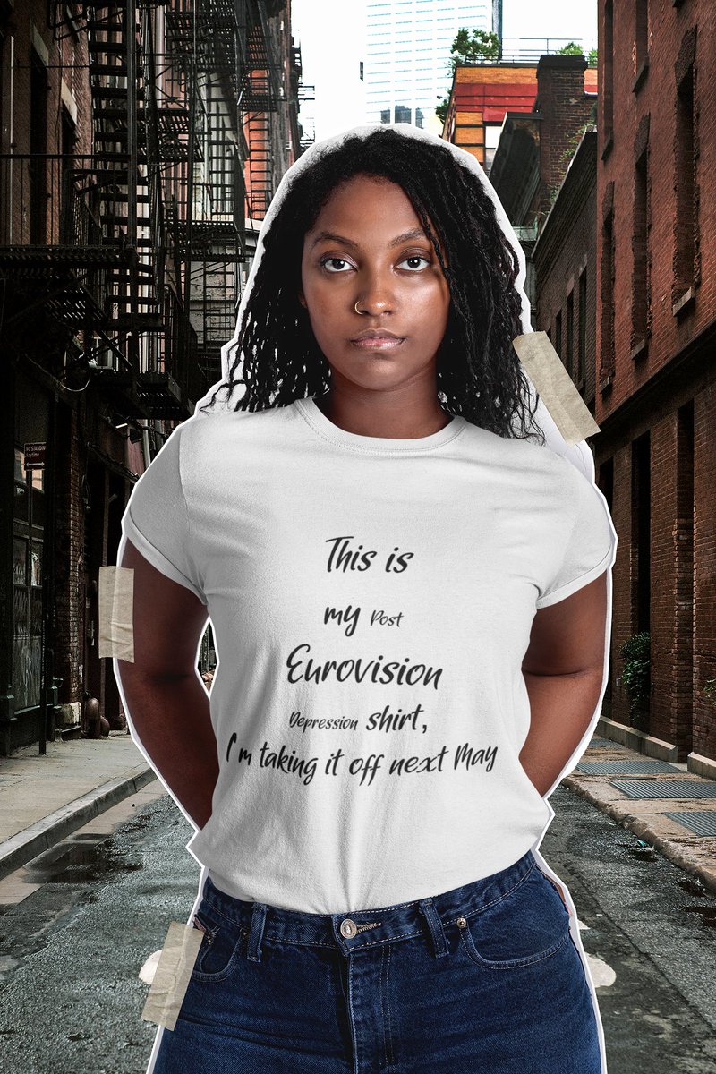 TMusthaves's tweet photo. Exactly a week since the #Eurovision2021 grand final and for many fans the #eurovisiondepression is kicking in

We empathize and got the perfect shirt this mind set

https://t.co/nW76C3tD6u

#ESC #EurovisionSongContest #Eurovision #openup #redbubbleshop #Redbubble #findyourthing https://t.co/SDlCR03JfM