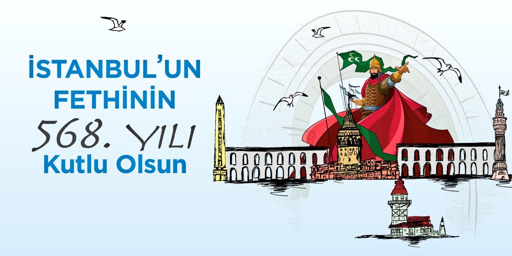 #İstanbulFethi nin 568. Yılı kutlu olsun 🇹🇷

#Fetih1453 #İstanbul