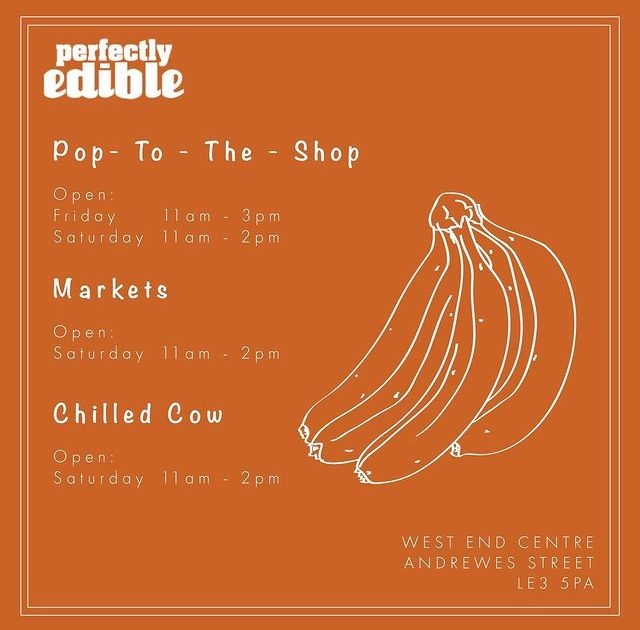 perfedibleuk's tweet photo. Come and get your Perfectly Edible goodies this weekend at West End Centre, Andrews Street, LE3 5PA. 🌎 ♻️ 💜 https://t.co/xxaIX9zl04