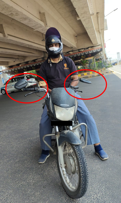What is the use of these mirrors?
#RoadSafety #RoadSafetyCyberabad
