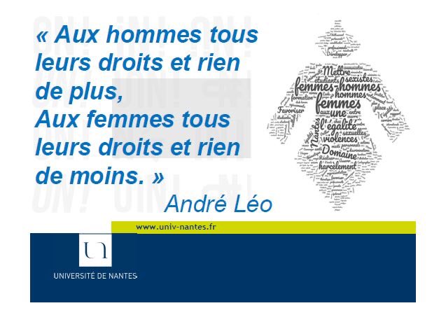 franckytrichet's tweet photo. L’Université de Nantes s’engage en faveur de l’égalité femmes-hommes et adopte un plan de 50 actions prioritaires pour intégrer l'égalité femmes-hommes et la lutte contre les discriminations dans tous les aspects de son fonctionnement. https://t.co/09Hhymrtni https://t.co/kMAkLal58h