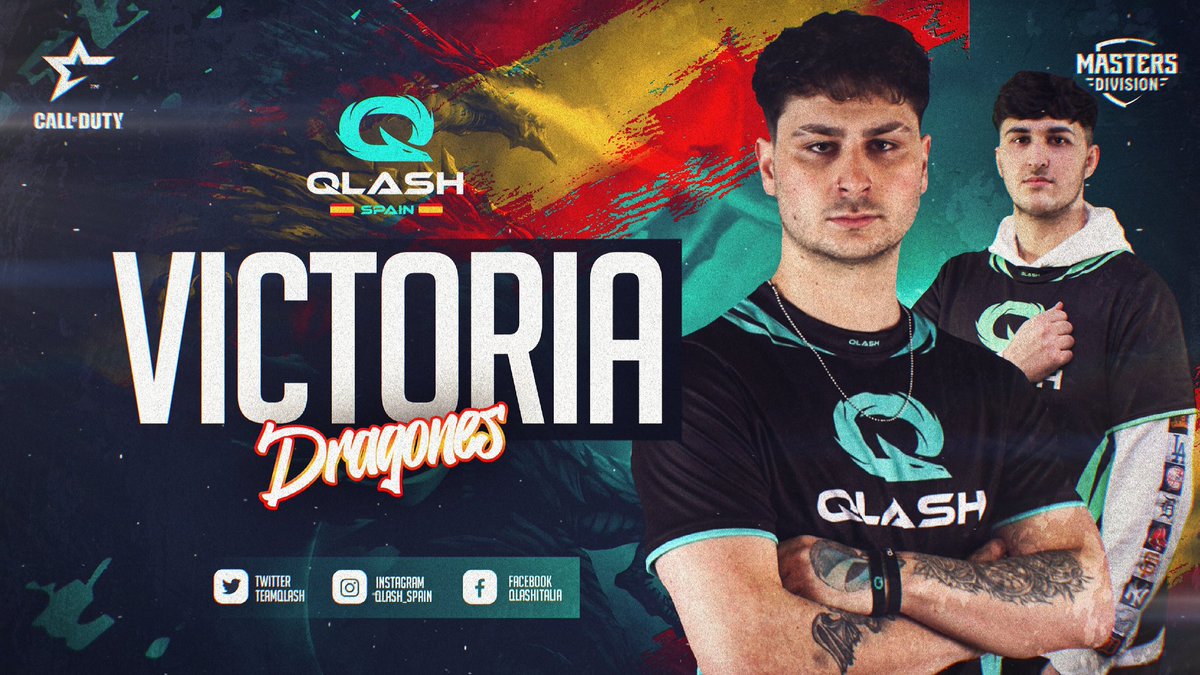 QLASH_Spain's tweet photo. 3-1 contra @PushingGaming en la #MastersDivision6 de @NGLSpainCOD y 2º puesto de la tabla asegurado.
#VamosQLASH https://t.co/5Z4jJlMQXy