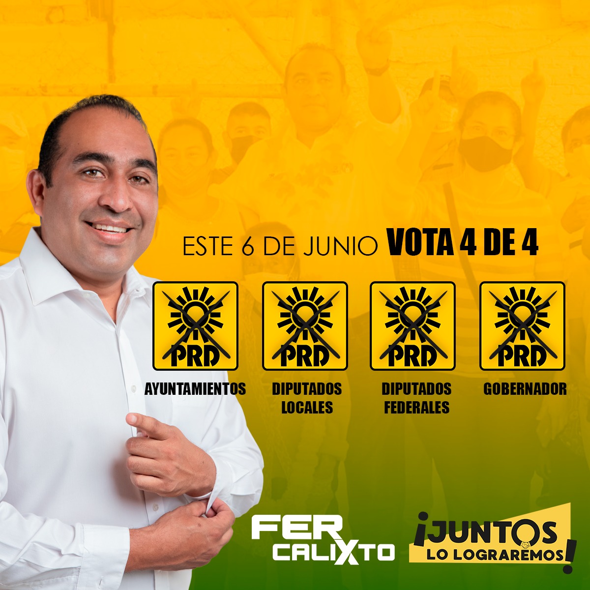 FerCalixtoC's tweet photo. Ya estamos en la RECTA FINAL de este proceso electoral, el domingo 6 de junio con nuestro voto CONSTRUIREMOS un Congreso Local serio, que trabaje y que te dé RESULTADOS.
Te invito a que vote 4 de 4 por la mejor propuesta para Guerrero.
#FerCalixto #AsiGanaGuerrero https://t.co/4yTJ772v6P