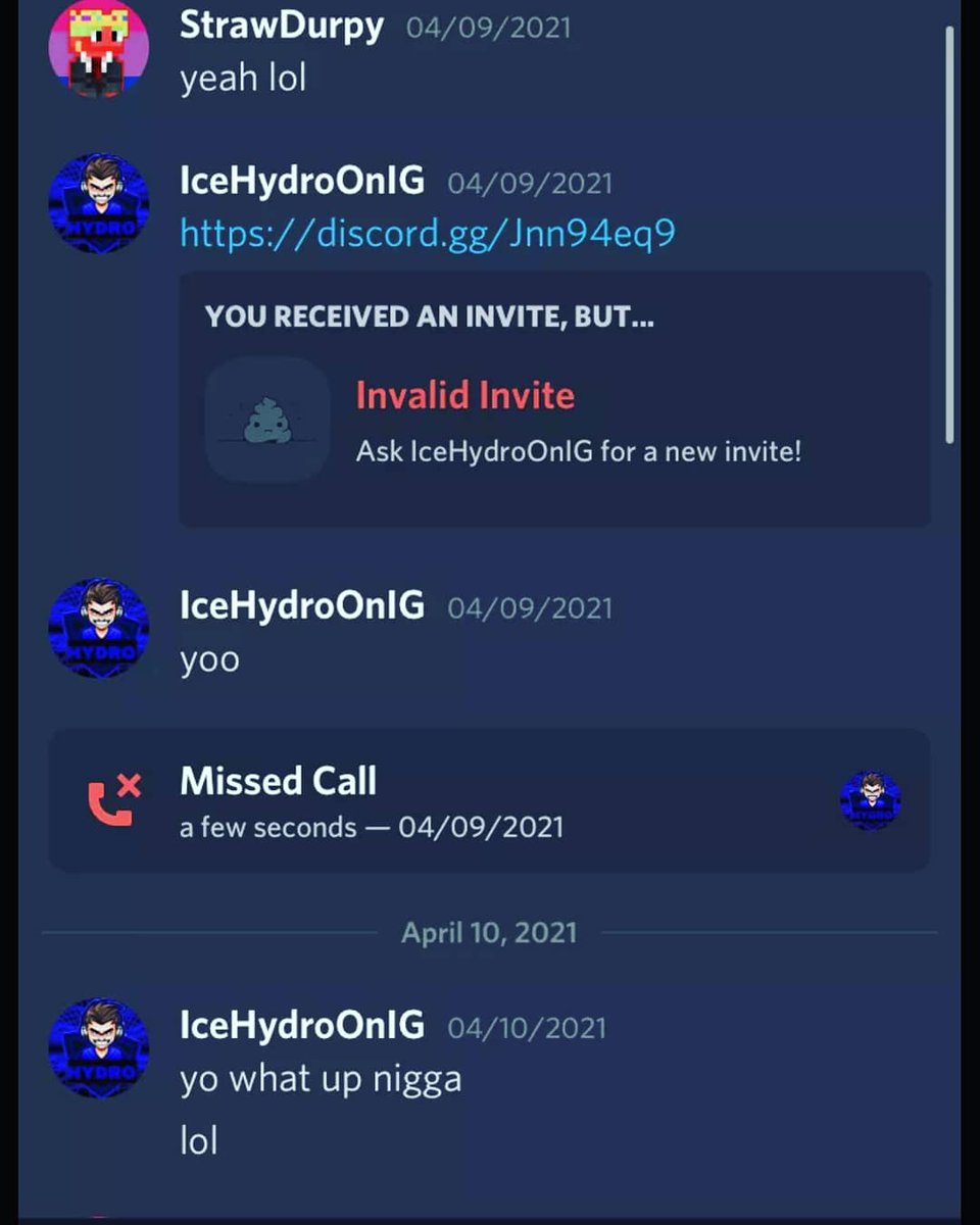 Avix999's tweet photo. Send hate to him please. He's racist https://t.co/kE1ppOx5WP