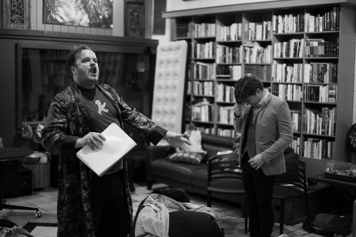Flinders's tweet photo. Flinders' drama lecturer Dr Alex Vickery-Howe wrote his new play Watchlist about a world turned upside down by climate change and a global health crisis, featuring alumni Katherine Sortini &amp; Gianluca Noble. Watchlist premiere's on 2 June. 
More here: https://t.co/DpZAZH5Q54 https://t.co/PD8Y6BMlGB