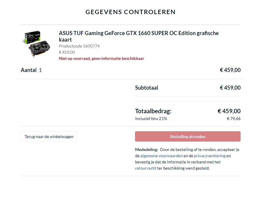Jinzen_'s tweet photo. Juist als je wilt afrekenen is die niet meer op voorraad...
Goed bezig @AlternateBelgie 
Iets in je winkelmandje leggen betekent ook al niets meer.. https://t.co/vKtPlpDPNF