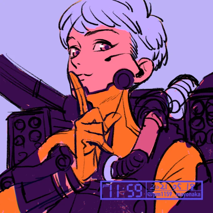 #今月描いた絵を晒そう
#ApexLegends 