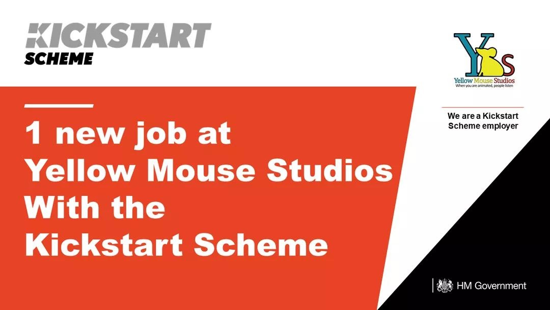 ymsanimation's tweet image. We&apos;re looking to recruit a #JuniorAnimator as part of the Governments  #Kickstart Scheme. To be eligible you must meet their criteria.

For full details of the role, eligibility and how to apply please visit:
yellowmousestudios.co.uk/vacancies

#devonjobs #exeter #animation