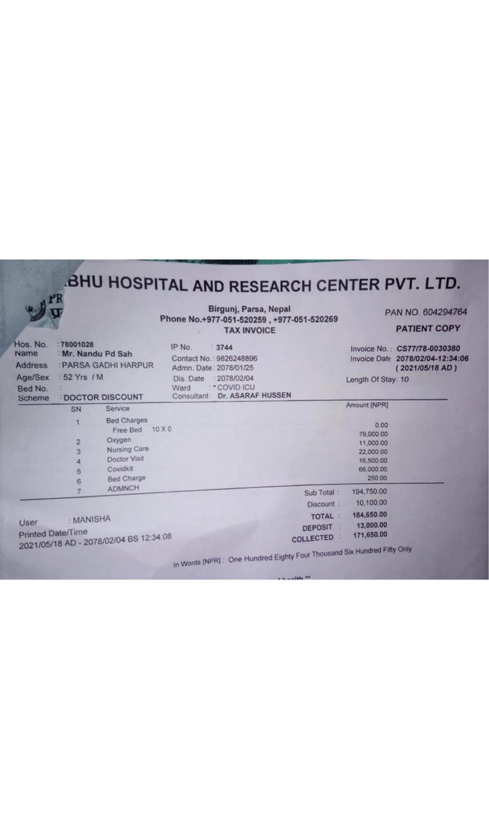 typicalNepali18's tweet photo. #PrabhuHospitalBirgunj https://t.co/aFopGawvpf