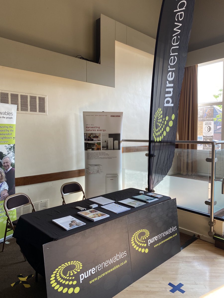 ⁦<a href="/PureRenewables/">Pure Renewables</a>⁩ supporting local Cottingham green fair today