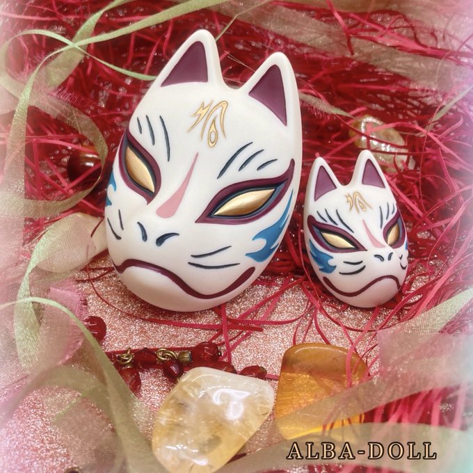 狐面のtwitterイラスト検索結果