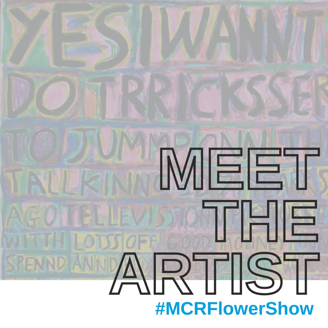 Follow us for each day of the flower show as we celebrate each of the artists featured on the sculpture. Starting today, the base of the structure, which features artwork taken from Barry Anthony Finan’s ‘wrrighhtingserrss’ artwork. #MCRFlowerShow #TheManchesterFlowerShow