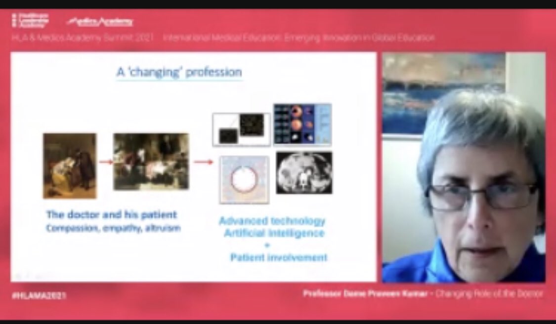 Shaque89_'s tweet photo. Exciting stuff @HLA_int @MedicsAcademy Summit 2021
“Changing role of the doctor”
Professor Dame Parveen Kumar 😀
 #HLAMA2021
@HLA_int @MedicsAcademy 
#MedTwitter #AcademicTwitter https://t.co/OMGRHSbb4G