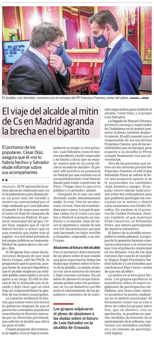 Bomarzo's tweet photo. Esto es solo la consecuencia. El problema es otro. Se trata de tener un gobierno que no gobierna porque lo que le importa es el interés personal. Dos años perdidos en #Granada.  Casi 800 días de vacío absoluto en mitad de la peor crisis económica y social que se recuerda. https://t.co/twzukU0CyC
