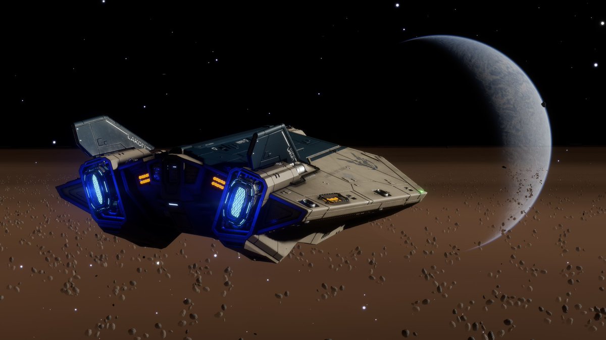 "Throttle up to engage." #StellarScreenshots #EliteDangerous #EliteDangerousOdyssey #EliteDangerousShips #aspexplorer #aspinfrontofthings #gamephotography #Space