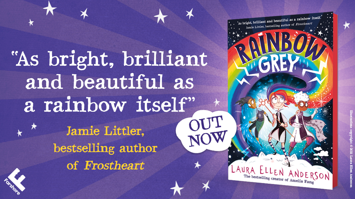Forget 'taste the rainbow', you need to 'read the rainbow'! Discover the magical new world from @Lillustrator  in #RainbowGrey. 2021's silver lining 🌈