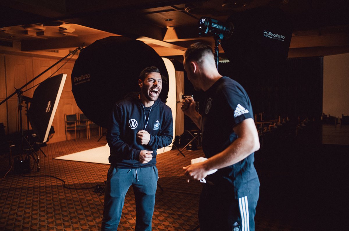 DFB_Team_EN's tweet photo. Getting kitted out 📸

#DieMannschaft https://t.co/ROGySeTTik
