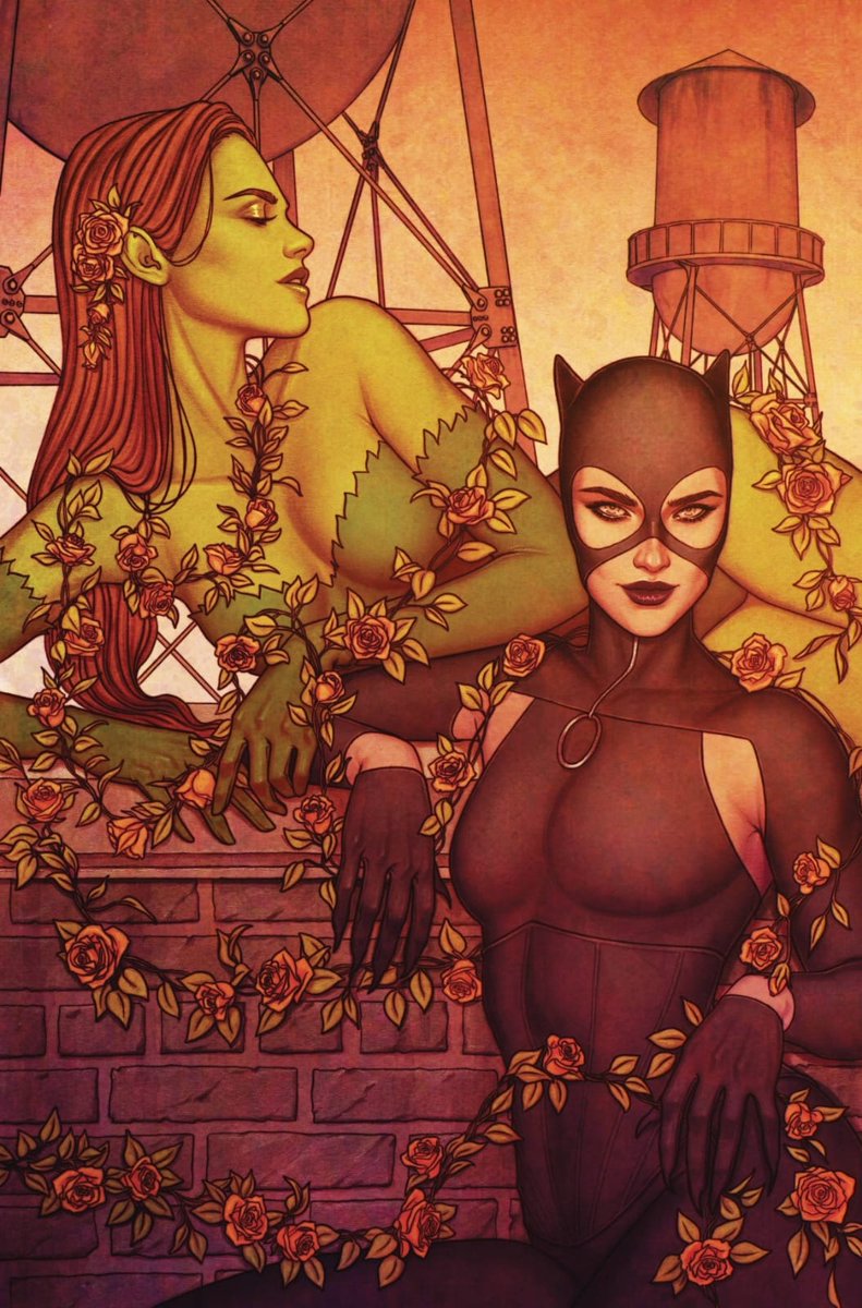 RT @BestDcWomen: Poison Ivy and Catwoman by Jenny Frison. https://t.co/tddQaE3Cv0